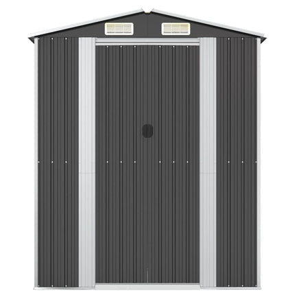 Garden Shed Anthracite 75.6"x42.5"x87.8" Galvanized Steel