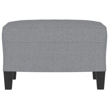 Footstool Light Gray 23.6"x19.7"x16.1" Fabric