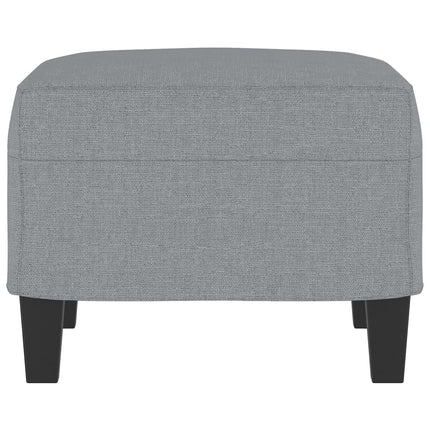 Footstool Light Gray 23.6"x19.7"x16.1" Fabric