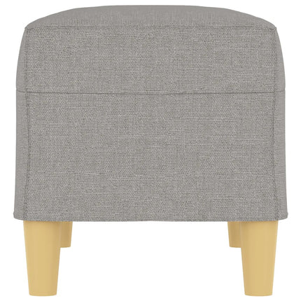 Bench Light Gray 27.6"x13.8"x16.1" Fabric