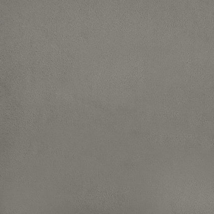 Box Spring Bed Frame Light Gray Twin Velvet (US Only)