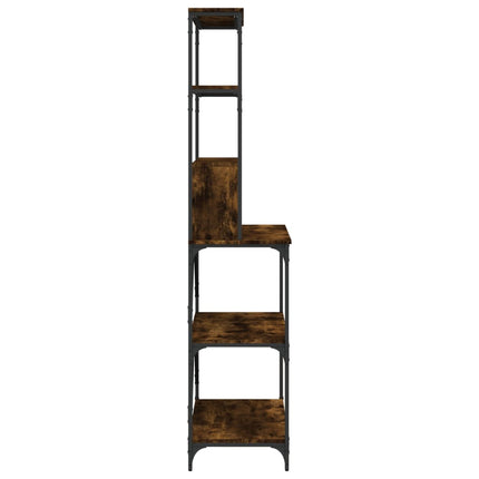 Baker's Rack 6-Tier Smoked Oak 35.4x15.7x70.9" Engineered Wood