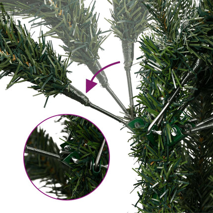 Artificial Hinged Christmas Tree with Cones and Berries 47.2