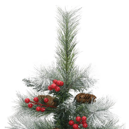 Artificial Hinged Christmas Tree with Cones and Berries 47.2