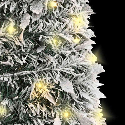 Artificial Christmas Tree Pop-up Flocked Snow 50 LEDs 47.2