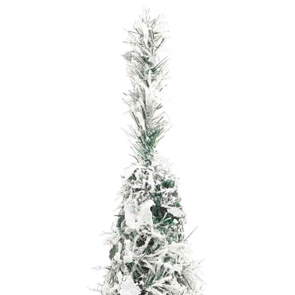 Artificial Christmas Tree Pop-up Flocked Snow 50 LEDs 47.2