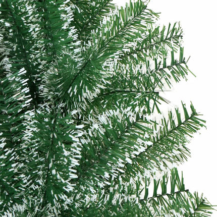Artificial Christmas Tree with Flocked Snow Green 59.1
