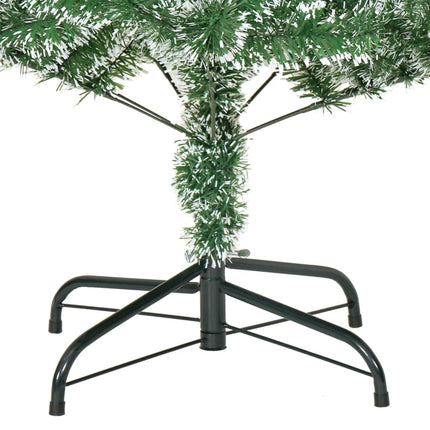 Artificial Christmas Tree with Flocked Snow Green 59.1