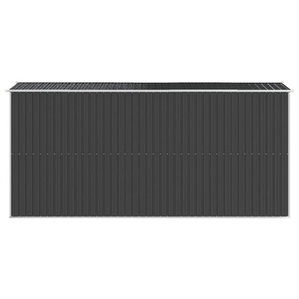 Garden Shed Anthracite 75.6"x173.2"x87.8" Galvanized Steel