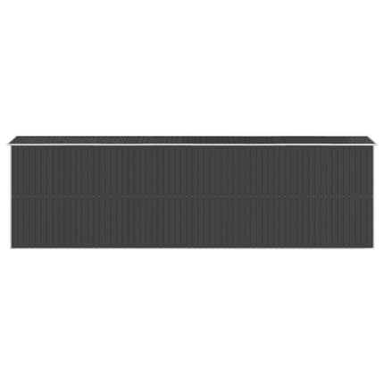 Garden Shed Anthracite 75.6"x271.3"x87.8" Galvanized Steel