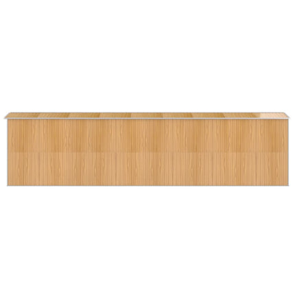 Garden Shed Light Brown 75.6"x303.9"x87.8" Galvanized Steel