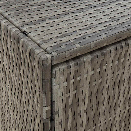 Garden Storage Cabinet Gray 23.2"x15.7"x70.9" Poly Rattan