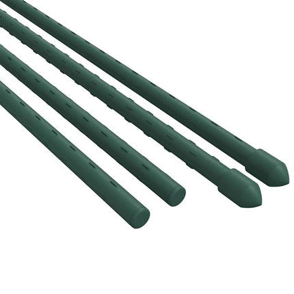 Garden Plant Stakes 30 pcs Green 59.1" Steel
