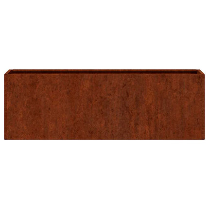 Wall Planters 2 pcs Rusty Corten Steel 20.9"x3.9"x6.7