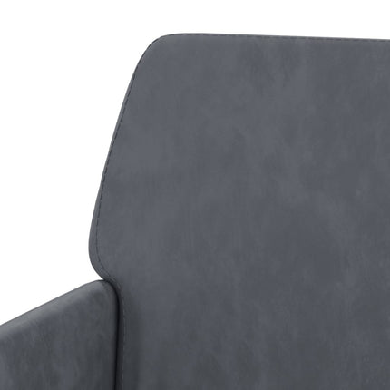 Armchair Dark Grey Velvet (100% polyester), metal, plywood Standard