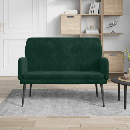 Bench Dark Green 42.5"x31.1"x31.1" Velvet
