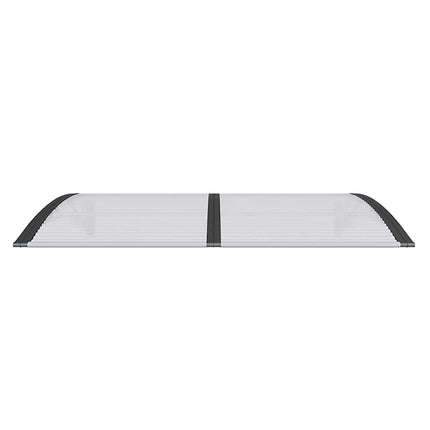 Door Canopy Black 59.1"x39.4" Polycarbonate
