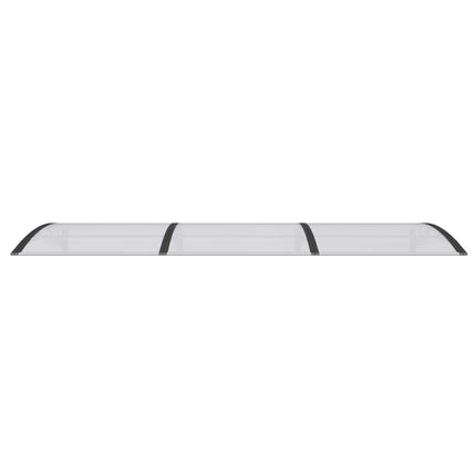 Door Canopy Black 118.1"x39.4" Polycarbonate