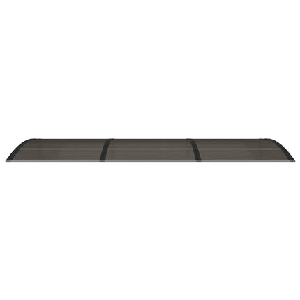 Door Canopy Black 118.1"x39.4" Polycarbonate
