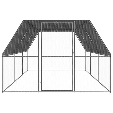 Outdoor Chicken Cage 9.8‘x19.7‘x6.6‘ Galvanized Steel