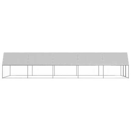 Outdoor Chicken Cage 9.8‘x32.8‘x6.6‘ Galvanized Steel
