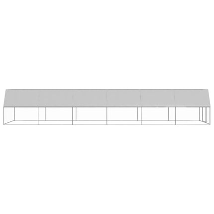 Outdoor Chicken Cage 9.8‘x39.4‘x6.6‘ Galvanized Steel