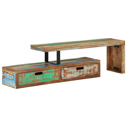 TV Stand (46.5"–78.7") x 11.8" x 15.7" Solid Wood Reclaimed