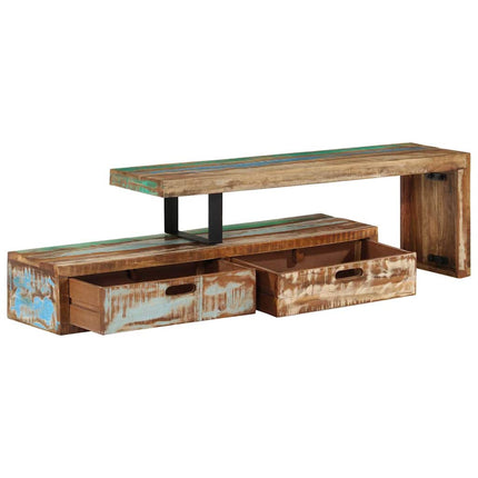 TV Stand (46.5"–78.7") x 11.8" x 15.7" Solid Wood Reclaimed