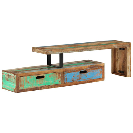 TV Stand (46.5"–78.7") x 11.8" x 15.7" Solid Wood Reclaimed