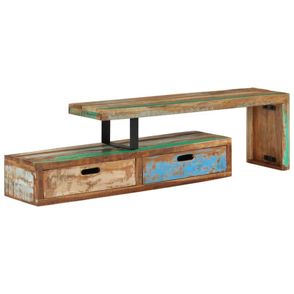 TV Stand (46.5"–78.7") x 11.8" x 15.7" Solid Wood Reclaimed