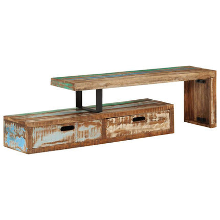 TV Stand (46.5"–78.7") x 11.8" x 15.7" Solid Wood Reclaimed