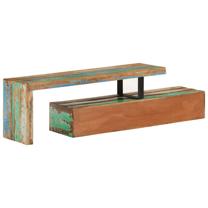 TV Stand (46.5"–78.7") x 11.8" x 15.7" Solid Wood Reclaimed