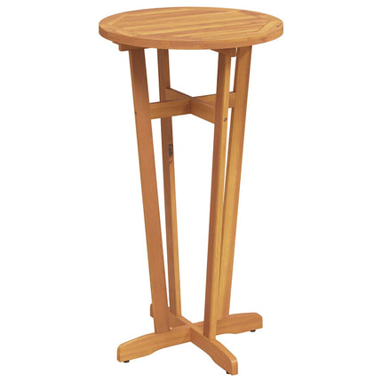 Patio Bar Table Ø23.6"x41.3" Solid Wood Acacia