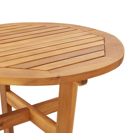 Patio Bar Table Ø23.6"x41.3" Solid Wood Acacia