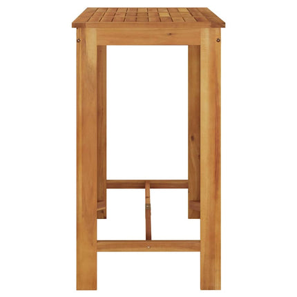 Patio Bar Table 47.2"x23.6"x41.3" Solid Wood Acacia