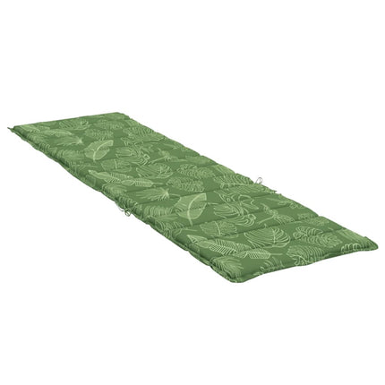 Sun Lounger Cushion Leaf Pattern Oxford Fabric
