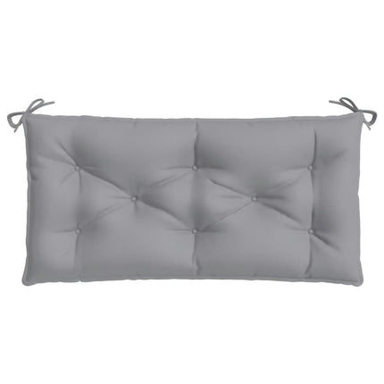 Garden Bench Cushions 2pcs Gray 39.4"x19.7"x2.8" Oxford Fabric