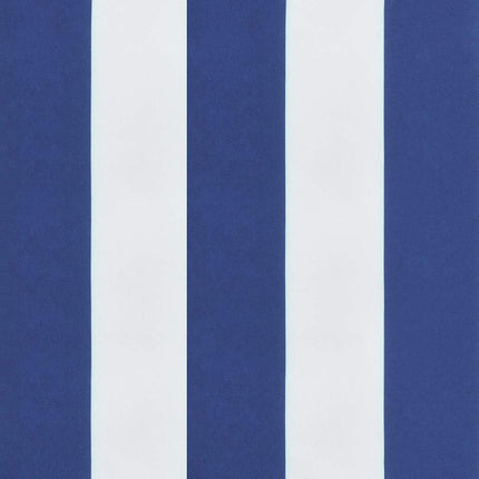 Garden Bench Cushions 2pcs Blue&White Stripe 39.4"x19.7"x2.8" Fabric