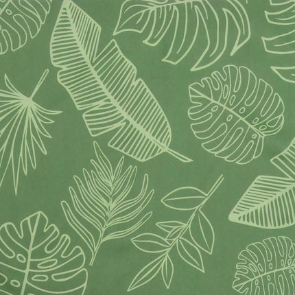 Garden Bench Cushions 2pcs Leaf Pattern 47.2"x19.7"x2.8" Fabric