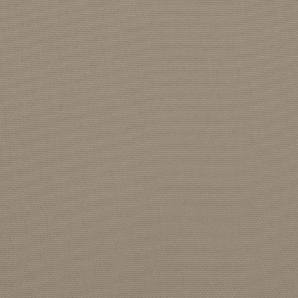 Highback Chair Cushions 4 pcs Taupe Oxford Fabric