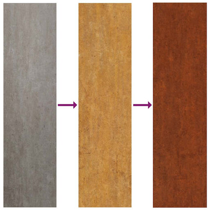 Patio Wall Decoration 41.3"x21.7" Corten Steel Palm Tree Design