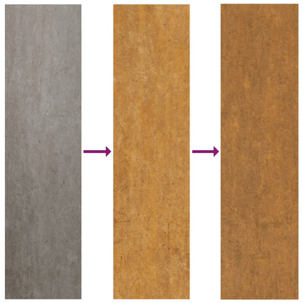 Patio Wall Decoration 41.3"x21.7" Corten Steel Flower Design