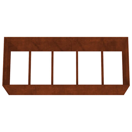 Garden Raised Bed 78.7"x31.5"x31.5" Corten Steel