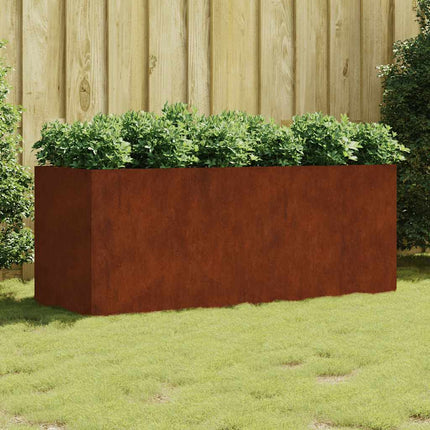 Garden Raised Bed 78.7"x31.5"x31.5" Corten Steel