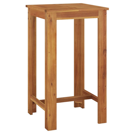 Garden Bar Set Natural Acacia Wood Solid Acacia Wood Compact