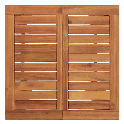 Garden Bar Set Natural Acacia Wood Solid Acacia Wood Compact