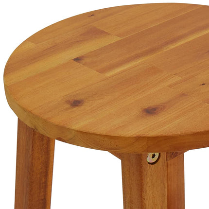 Garden Bar Set Natural Acacia Wood Solid Acacia Wood Compact