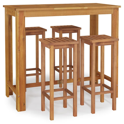 Garden Bar Set Natural wood Solid acacia wood Standard Durable