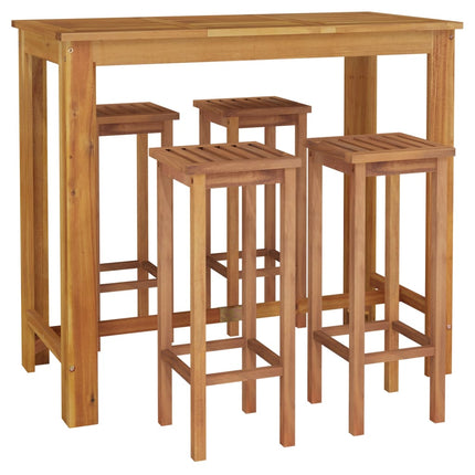 Garden Bar Set Natural wood Solid acacia wood Standard Durable