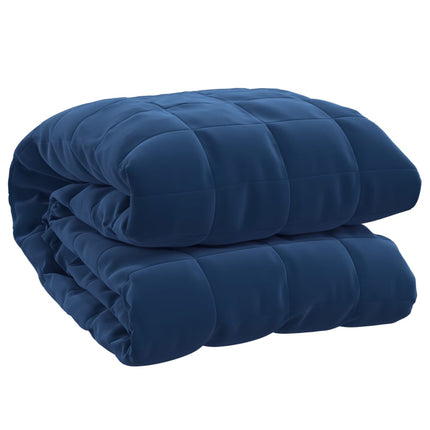Weighted Blanket Blue 53.9"x78.7" 22 lb Fabric